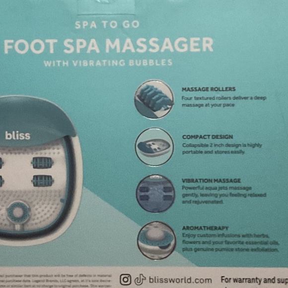 Foot spa massager new in box - Picture 4 of 4